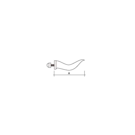 Dent de loup -  90mm - 150kg - m10  - CHB-5140-000 - Linum