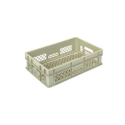 Euronorm 600x400x150mm - renforce 27l - fond & cotes ajoures - GGP-6152-093 - Linum