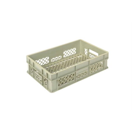 Euronorm 600x400x150mm - renforce 27l - fond & cotes ajoures - GGP-6152-093 - Linum