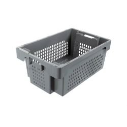 Rota bac de stockage 40l - 600x400x250mm Fond plein - cotes ajoures - NRD-6252-050 - Linum