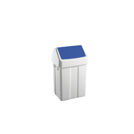 Poubelle avec couvercle basculant 12l 250x200x400mm - WFB-0012-060 - Linum