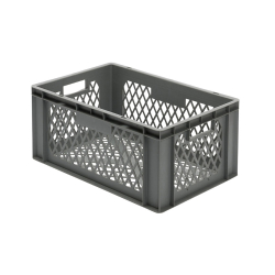 Euronorm 600x400x270 mm - standard Fond & cotes ajoures - RTP-6272-050 - Linum