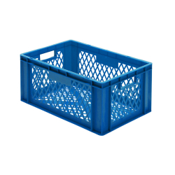 Euronorm 600x400x270 mm - standard Fond & cotes ajoures - RTP-6272-060 - Linum
