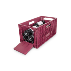 Winebox - caisse a vin pliable Pour 12 bouteilles 0.75l - WBC-0001-030 - Linum