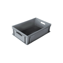 Euronorm 600x400x170mm - 34l - standard Fond & cotes pleins - COC-6172-050 - Linum