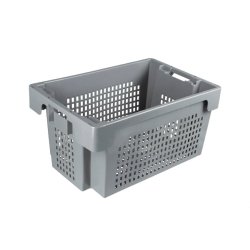 Rota bac de stockage 50l - 600x400x300mm Fond & cotes ajoures - NRP-6302-050 - Linum