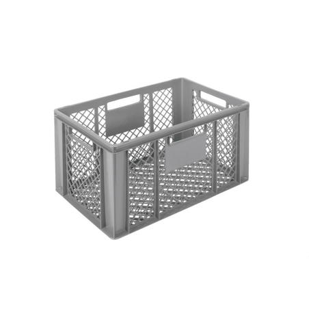 Euronorm 600x400x320mm - standard Fond & cotes ajoures - COP-6324-050 - Linum