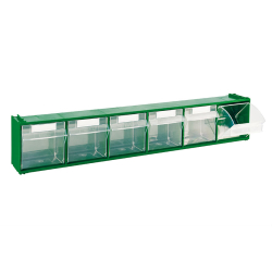 Bloc-tiroirs basculants - 600x96x112 mm 6 godets - serie 7000 - STR-7002-040 - Linum