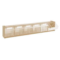 Bloc-tiroirs basculants - 600x96x112 mm 6 godets - serie 7000 - STR-7002-093 - Linum