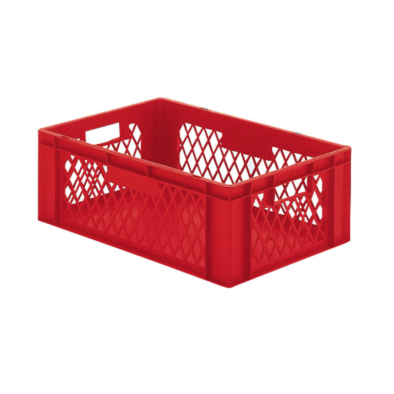 Euronorm 600x400x210mm - standard Fond plein - cotes ajoures - RTD-6212-070 - Linum