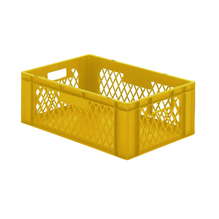 Euronorm 600x400x210mm - standard Fond plein - cotes ajoures - RTD-6212-080 - Linum