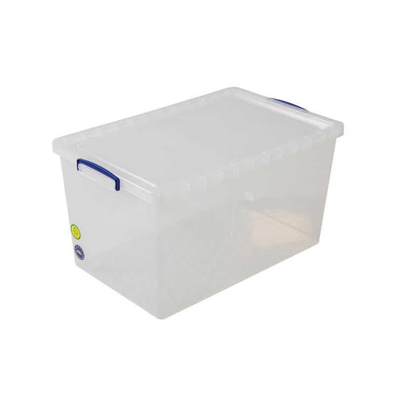 Box transparent - couvercle incl. 695x450x368 mm - 83l - emboit. - RUN-8300-990 - Linum