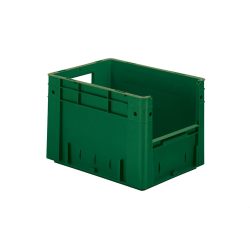 Bac euronorm 400x300x270 - ouv. Front. Fond et parois pleins - SCC-4271-040 - Linum