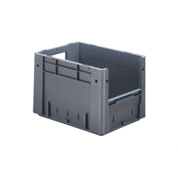 Bac euronorm 400x300x270 - ouv. Front. Fond et parois pleins - SCC-4271-050 - Linum