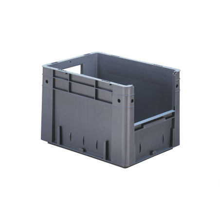 Bac euronorm 400x300x270 - ouv. Front. Fond et parois pleins - SCC-4271-050 - Linum