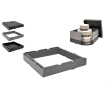 Extender systeme single pizza 410x410x75 mm - PLB-5211-000 - Linum