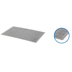 Plaque de four alu 600x400x10mm perforee 2 bords inclines ouverture 60 2mm - ABP-6421-000 - Linum