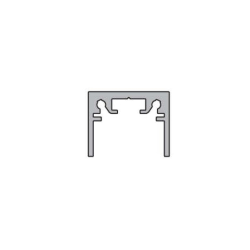 Ecran d'eclairage en aluminium pour led Finition : e6/ev1 - 13816.10 - Linum