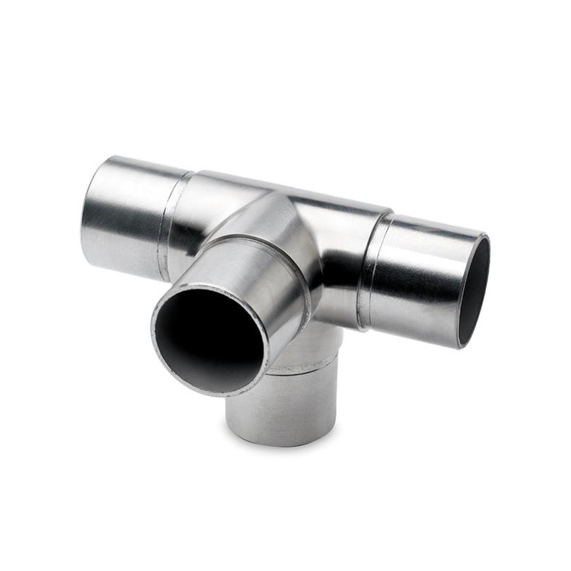 Raccord en t + 1 depart 90&deg; - &oslash;25,4mm Inox look - GFK-4520-840 - Linum