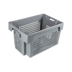 Rota bac de stockage 60l - 600x400x350mm Fond & cotes ajoures - NRP-6352-050 - Linum
