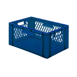 Euronorm 600x400x270mm - standard Fond plein - cotes ajoures - RTD-6272-060 - Linum