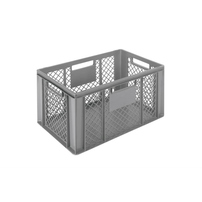Euronorm 600x400x320mm - standard Fond plein - cotes ajoures - COD-6324-050 - Linum