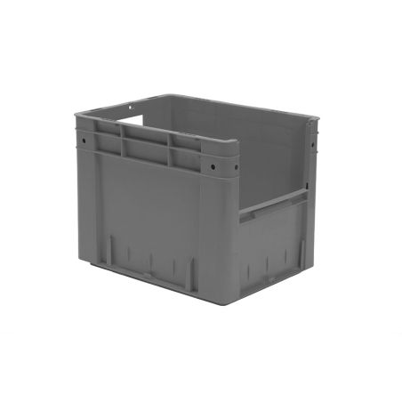 Bac euronorm 400x300x320 - ouv. Front. Fond et parois pleins - SCC-4321-050 - Linum