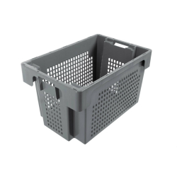Rota bac de stockage 600x400x350 mm Fond plein - cotes ajoures - NRD-6352-050 - Linum