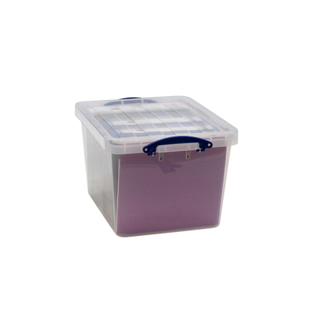 Bo&icirc;te transparente couvercle incl 40l 500x395x315mm - RQN-0400-990 - Linum