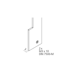 Embout droite aluminium  - 24079.40 - Linum