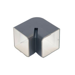 Coude interieur 90&deg; - 105mm Gris anthracite ral 7016 - ADP-1621-313 - Linum