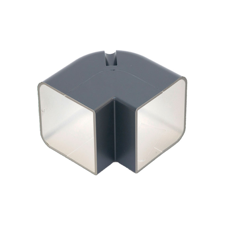 Coude ext&eacute;rieur 90&deg; - 105mm Gris anthracite ral 7016 - ADP-1622-313 - Linum
