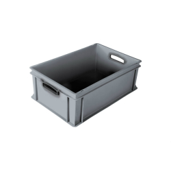 Euronorm 600x400x220mm - 44l - standard Fond & cotes pleins - COC-6222-050 - Linum