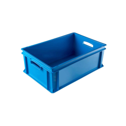 Euronorm 600x400x220mm - 44l - standard Fond & cotes pleins - COC-6222-060 - Linum