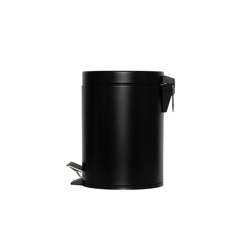 Poubelle ronde &agrave; p&eacute;dale 5l  - WPP-6005-020 - Linum