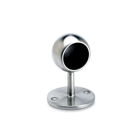 Support borgne - &oslash;38.1mm Inox look - GFK-2330-840 - Linum