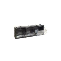 Bloc-tiroirs basculants - 600x155x185mm 3 godets - serie crystal box - CRB-0003-022 - Linum