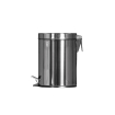 Poubelle ronde &agrave; p&eacute;dale 5l  - WPP-6005-841 - Linum