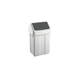 Poubelle avec couvercle basculant 25l 330x270x520mm - WFB-0025-050 - Linum