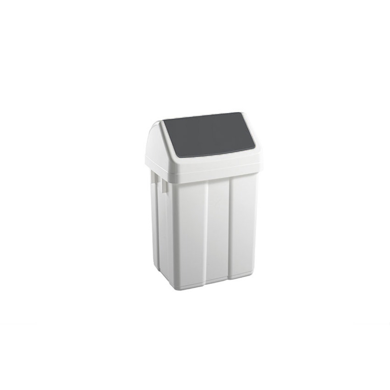 Poubelle avec couvercle basculant 25l 330x270x520mm - WFB-0025-050 - Linum