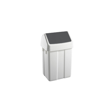 Poubelle avec couvercle basculant 25l 330x270x520mm - WFB-0025-050 - Linum