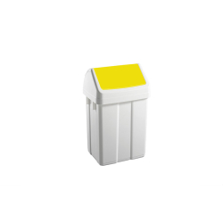 Poubelle avec couvercle basculant 25l 330x270x520mm - WFB-0025-080 - Linum