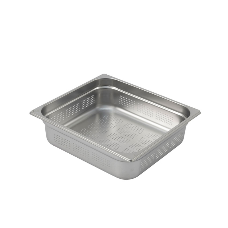 Gn2/3 - 100mm recipient inox Perfore - premium line - LGF-2310-000 - Linum