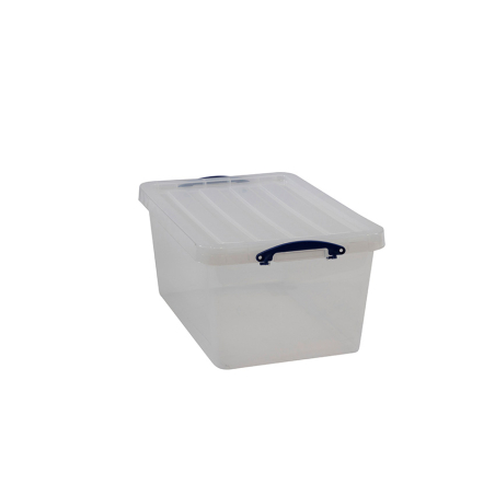 Bo&icirc;te transparente couvercle incl 61l 680x440x310mm - RQN-0610-990 - Linum
