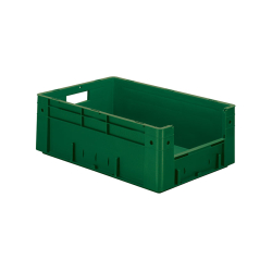 Bac euronorm 600x400x210 - ouv. Front. Fond et parois pleins - SCC-6211-040 - Linum