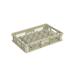 Casier a verres 24 comp. 600x400x130mm &Oslash;86mm - ajoure - GOP-9134-093 - Linum