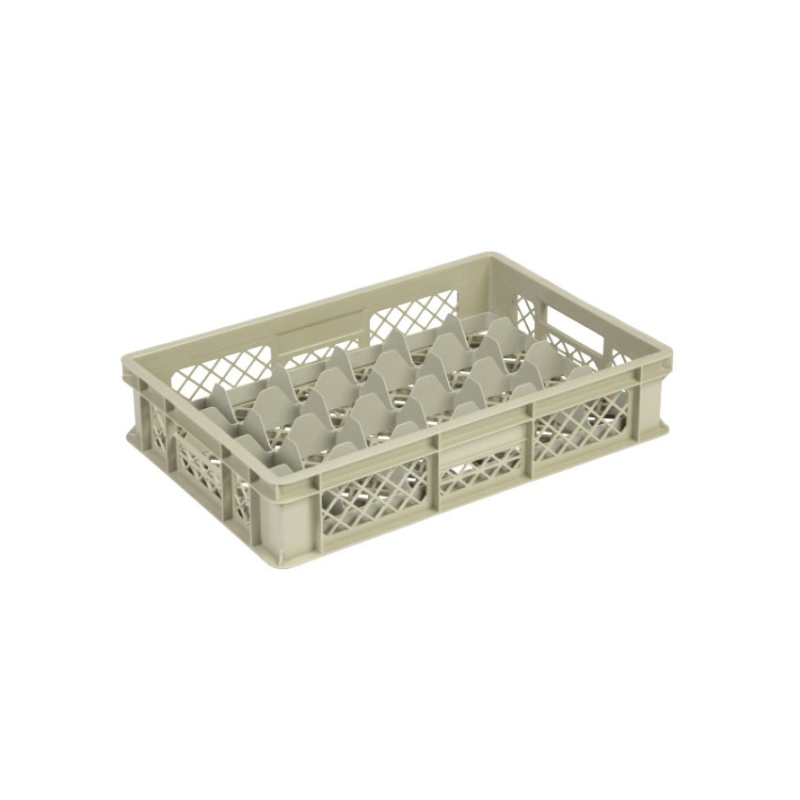 Casier a verres 24 comp. 600x400x130mm &Oslash;86mm - ajoure - GOP-9134-093 - Linum