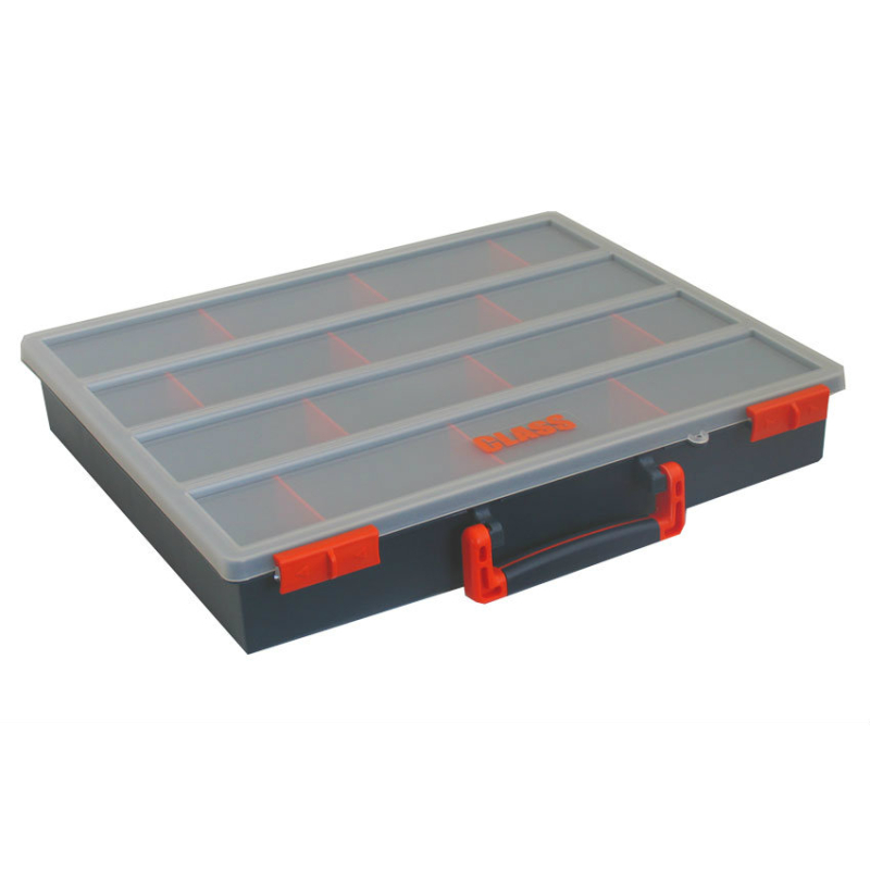Boite de rangement avec 12 cloisons amov 340x400x70 mm - serie 5000 - STR-5013-060 - Linum