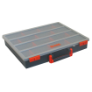 Boite de rangement avec 12 cloisons amov 340x400x70 mm - serie 5000 - STR-5013-060 - Linum