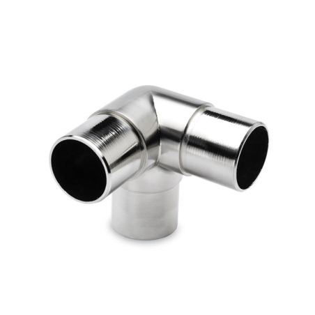 Raccord 90&deg; + 1 depart 90&deg; &oslash;38.1mm Inox look - GFK-4231-840 - Linum